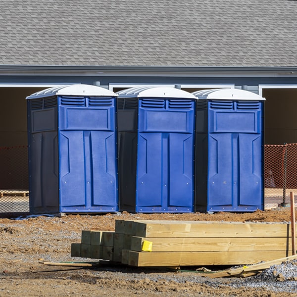 how do i determine the correct number of portable restrooms necessary for my event in Ward SD